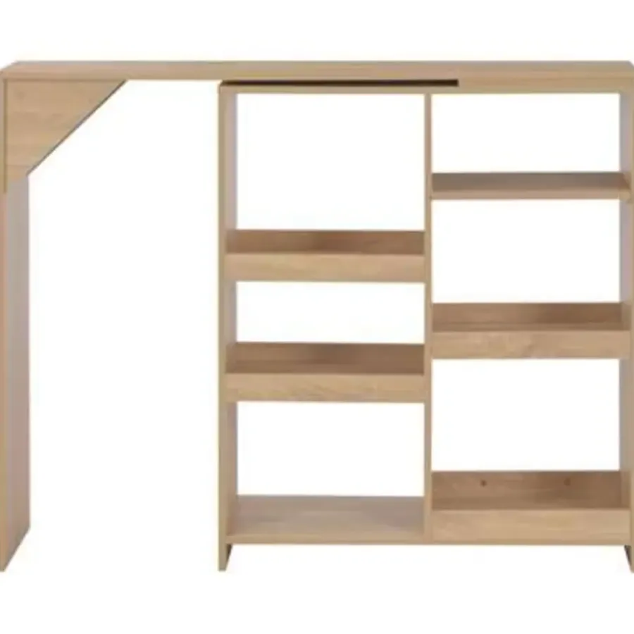 Bartafels-vidaXL - Bartafel - Bruin - Bewerkt hout