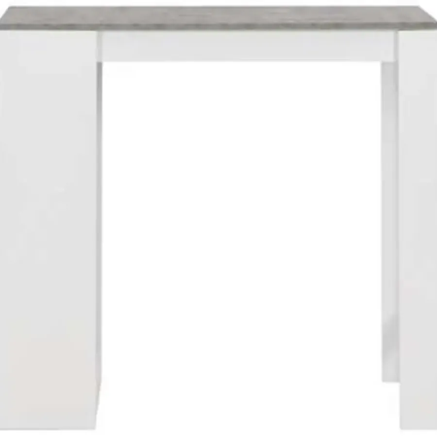 Bartafels-vidaXL - Bartafel - Wit - Bewerkt hout