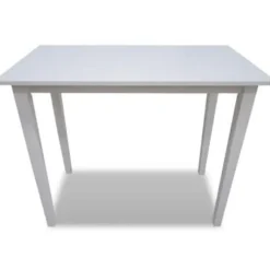 vidaXL - Bartafel - Wit - Hout