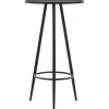 Bartafels-vidaXL - Bartafel - Zwart - MDF