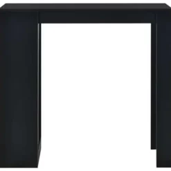 Bartafels-vidaXL - Bartafel - Zwart - Bewerkt hout