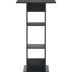vidaXL - Bartafel - Zwart - Bewerkt hout