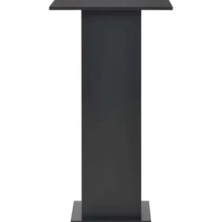 vidaXL - Bartafel - Zwart - Bewerkt hout