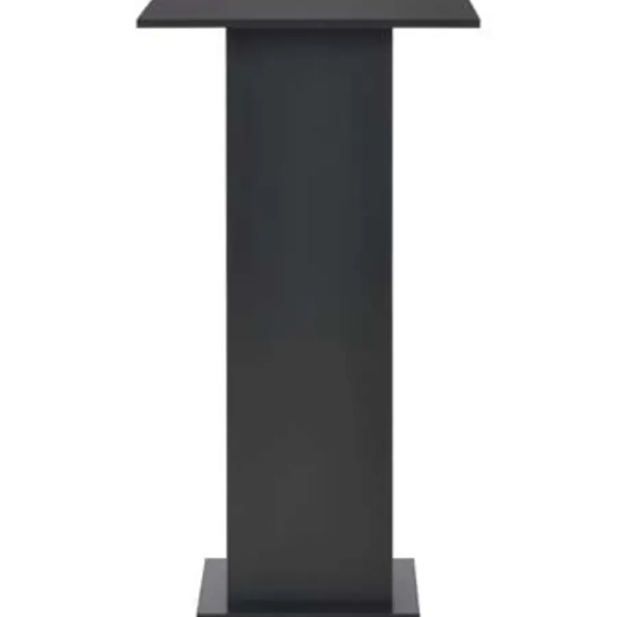 vidaXL - Bartafel - Zwart - Bewerkt hout