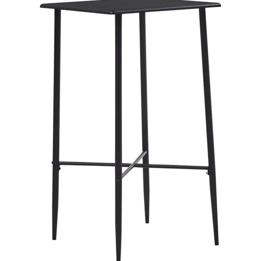 vidaXL - Bartafel - Zwart - MDF