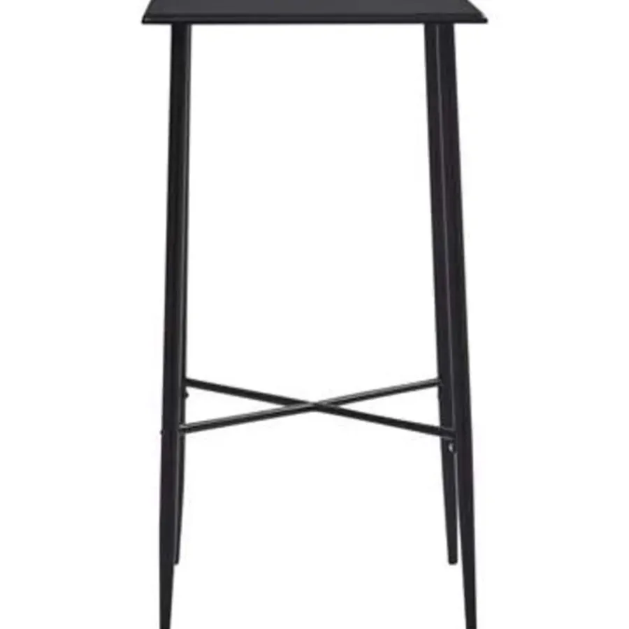 vidaXL - Bartafel - Zwart - MDF