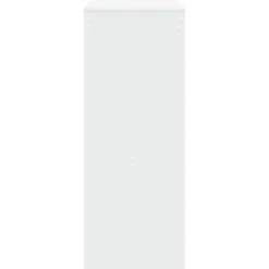 Bartafels-vidaXL - Bartafel met opbergruimte - Wit - Bewerkt hout - 90x43 cm
