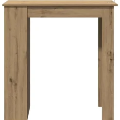 vidaXL - Bartafel met schappen - Artisanaal eiken - Bewerkt hout - 102x50 cm