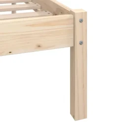 vidaXL - Bed frame - Bruin - Grenenhout - 90 x 200 cm
