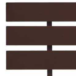 Twijfelaars-vidaXL - Bed frame - Donkerbruin - Massief grenenhout - 140x200 cm