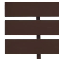 1-Persoons Bedden-vidaXL - Bed frame - Donkerbruin - Grenenhout - 90x200 cm