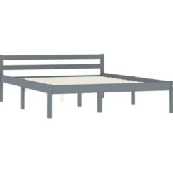 Twijfelaars-vidaXL - Bed frame - Grijs - Massief grenenhout - 120x200 cm