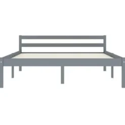Twijfelaars-vidaXL - Bed frame - Grijs - Massief grenenhout - 120x200 cm