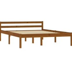 vidaXL - Bed frame - Honingbruin - Massief grenenhout - 120x200 cm