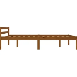 vidaXL - Bed frame - Honingbruin - Massief grenenhout - 120x200 cm