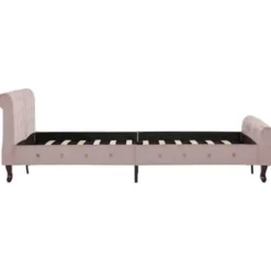 vidaXL - Bed frame - Roze - Fluweel - 120x200 cm