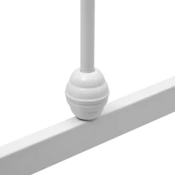Twijfelaars-vidaXL - Bed frame - Wit - Metaal - 140 x 200 cm