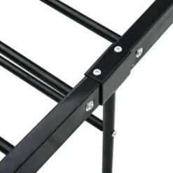 vidaXL - Bed frame - Zwart - Metaal - 160 x 200 cm