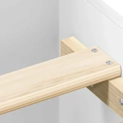 2-Persoons Bedden-vidaXL - Bed frame met hoofd- en voeteneinde - Wit - 160x200 cm