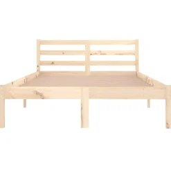 vidaXL - Bed frame met hoofdbord - Massief grenenhout - 120x200 cm