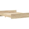 vidaXL - Bed frame met hoofd- en voeteneinde - Sonoma eikenkleur - 160x200 cm