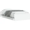 vidaXL - Bed frame met lades - Wit - Bewerkt hout - 90x200 cm