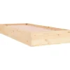vidaXL - Bed frame met lattenbodem - Naturel - Massief hout - 90x190 cm