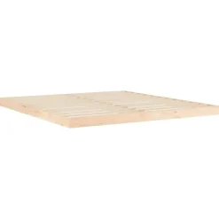 Twijfelaars-vidaXL - Bed frame pallet - Naturel - Massief grenenhout - 180x200 cm