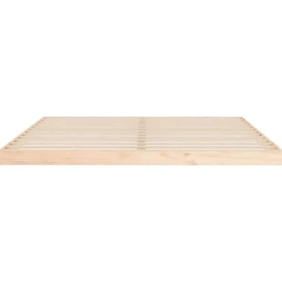 Twijfelaars-vidaXL - Bed frame pallet - Naturel - Massief grenenhout - 180x200 cm