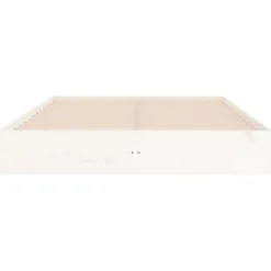 vidaXL - Bed frame pallet - Wit - Massief hout - 120x200 cm