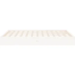 vidaXL - Bed frame pallet - Wit - Massief hout - 120x200 cm