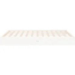 vidaXL - Bed frame pallet - Wit - Massief hout - 140x200 cm