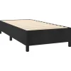 vidaXL - Bed frame zonder matras - Zwart - Fluweel - 90x200 cm