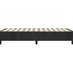 vidaXL - Bed frame zonder matras - Zwart - Fluweel - 90x200 cm