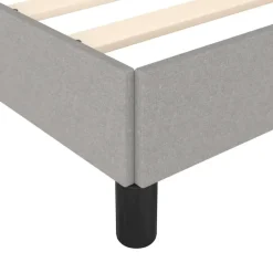 vidaXL - Bed frame zonder matras - Lichtgrijs - Stof - 120x200 cm
