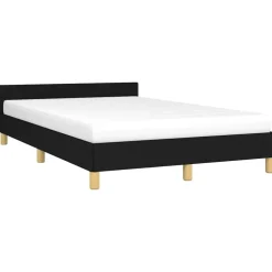 2-Persoons Bedden-vidaXL - Bed frame zonder matras - Zwart - Stof - 120x200 cm