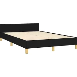 2-Persoons Bedden-vidaXL - Bed frame zonder matras - Zwart - Stof - 120x200 cm
