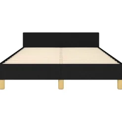 2-Persoons Bedden-vidaXL - Bed frame zonder matras - Zwart - Stof - 120x200 cm