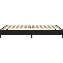 vidaXL - Bed frame zonder matras - Zwart - Fluweel - 140x200 cm