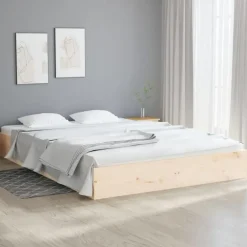 vidaXL - Bed frame zonder matras - Massief hout - 120x200 cm