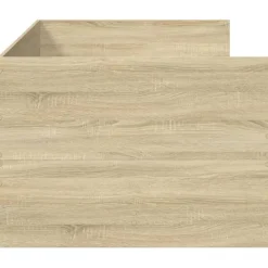 Kinderbedden-vidaXL - Bed met lades - Sonoma eikenkleurig - Hout - 90 x 200 cm