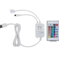 vidaXL - Bed met opbergruimte en LED - Zwart - Kunstleer - 160x200 cm