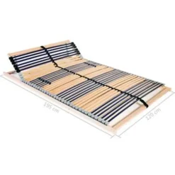 vidaXL - Bedbodem - Multikleur - Hout - 120 x 200 cm