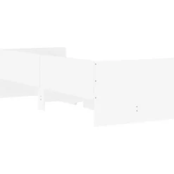 vidaXL - Bedframe met lades - Wit - Bewerkt hout - 90 x 190 cm