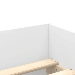 vidaXL - Bedframe met lades - Wit - Bewerkt hout - 90 x 190 cm