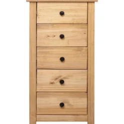 Ladekasten|Ladekasten-vidaXL - Bijzetkast - Bruin - Grenenhout