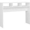 Sidetables-vidaXL - Bijzettafel - Wit - Bewerkt hout
