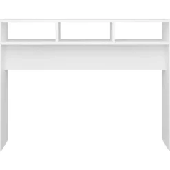 Sidetables-vidaXL - Bijzettafel - Wit - Bewerkt hout
