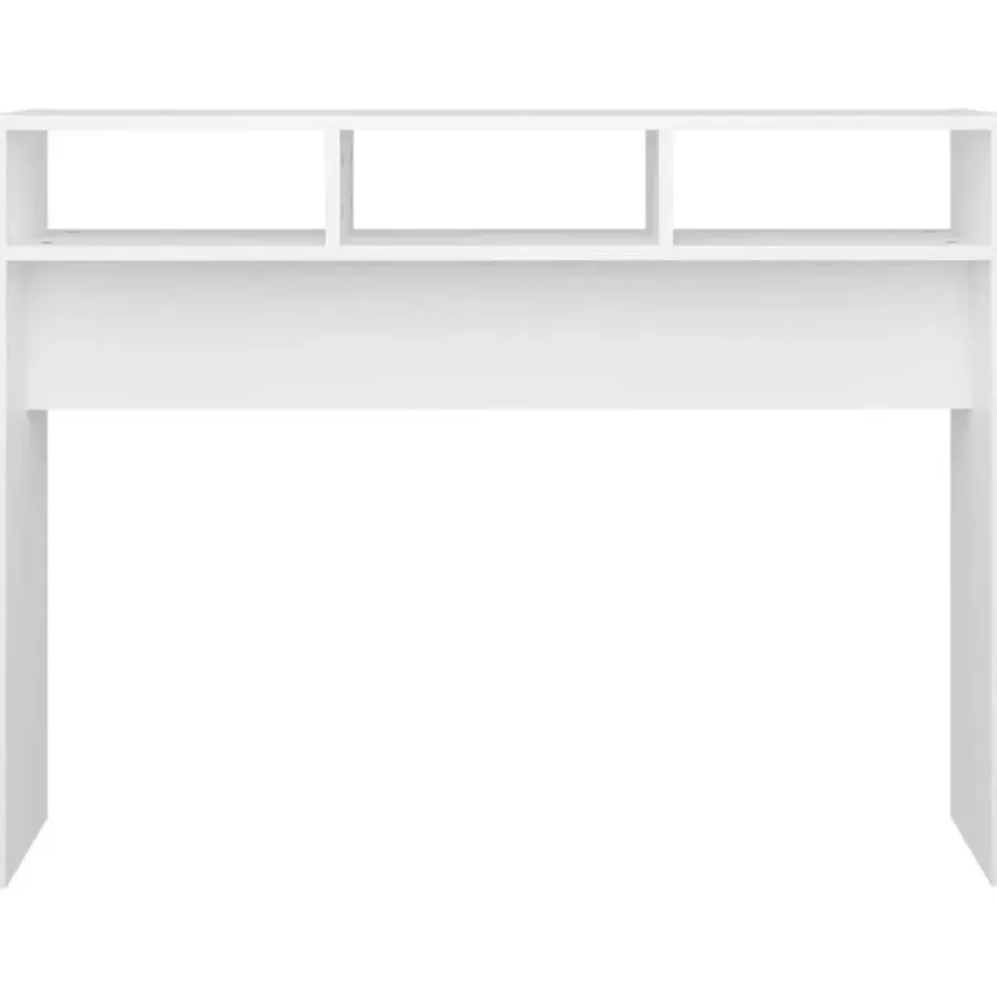 Sidetables-vidaXL - Bijzettafel - Wit - Bewerkt hout