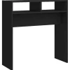 Sidetables-vidaXL - Bijzettafel - Zwart - Bewerkt hout